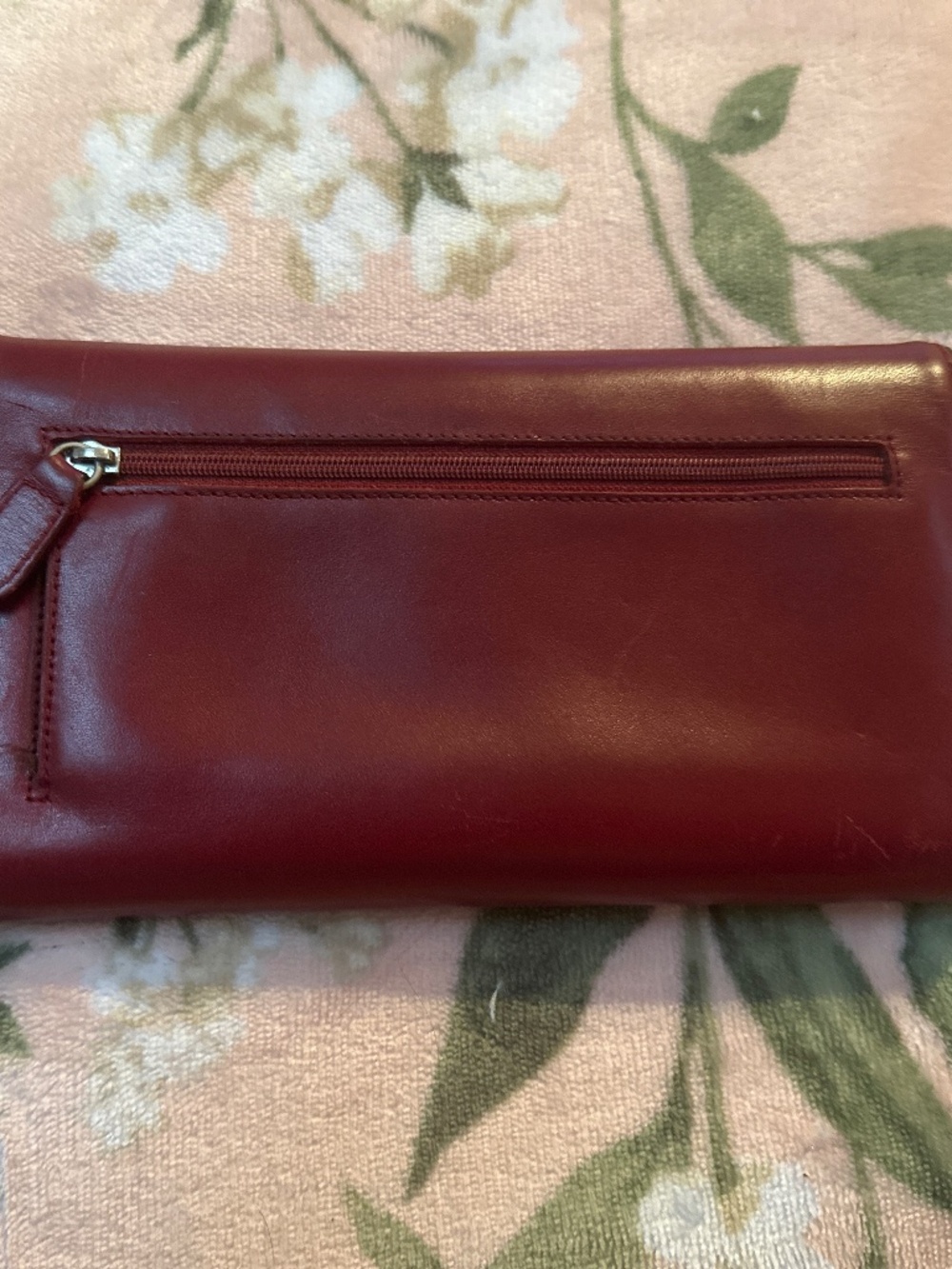 GREAT COND LONG COACH WALLET BURGUNDY - Picture 2 of 4